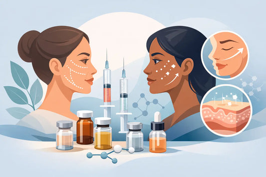 Comparativa de bioestimuladores faciales médicos