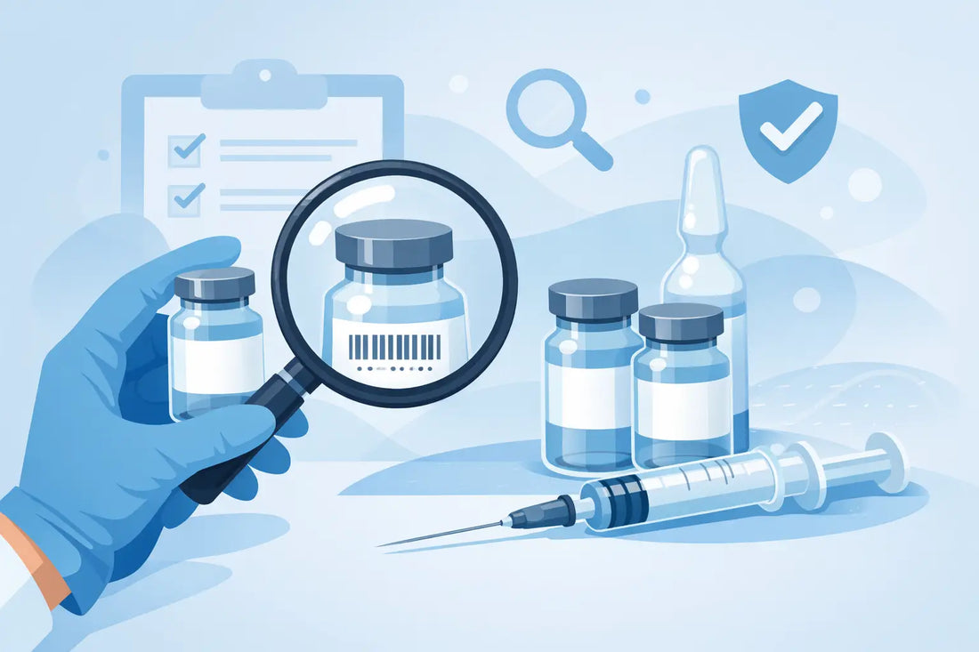 Cómo verificar el lote de un producto inyectable