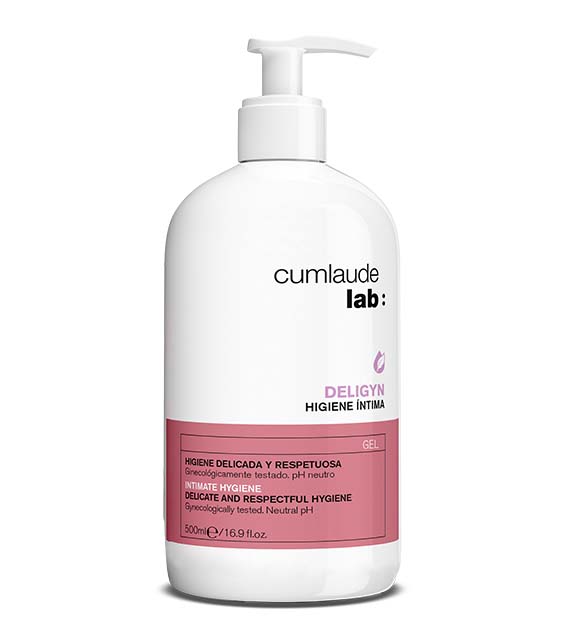 Cumlaude Lab, Gel Limpiador Higiene Íntima Deligyn, 500 ml.