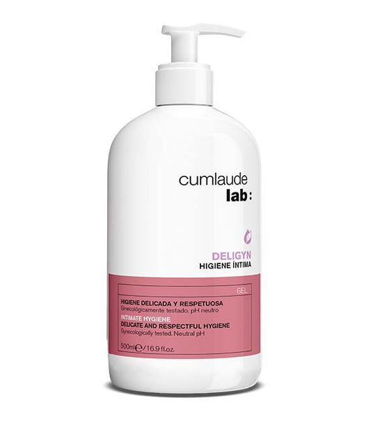 Cumlaude Lab, Gel Limpiador Higiene Íntima Deligyn, 500 ml.